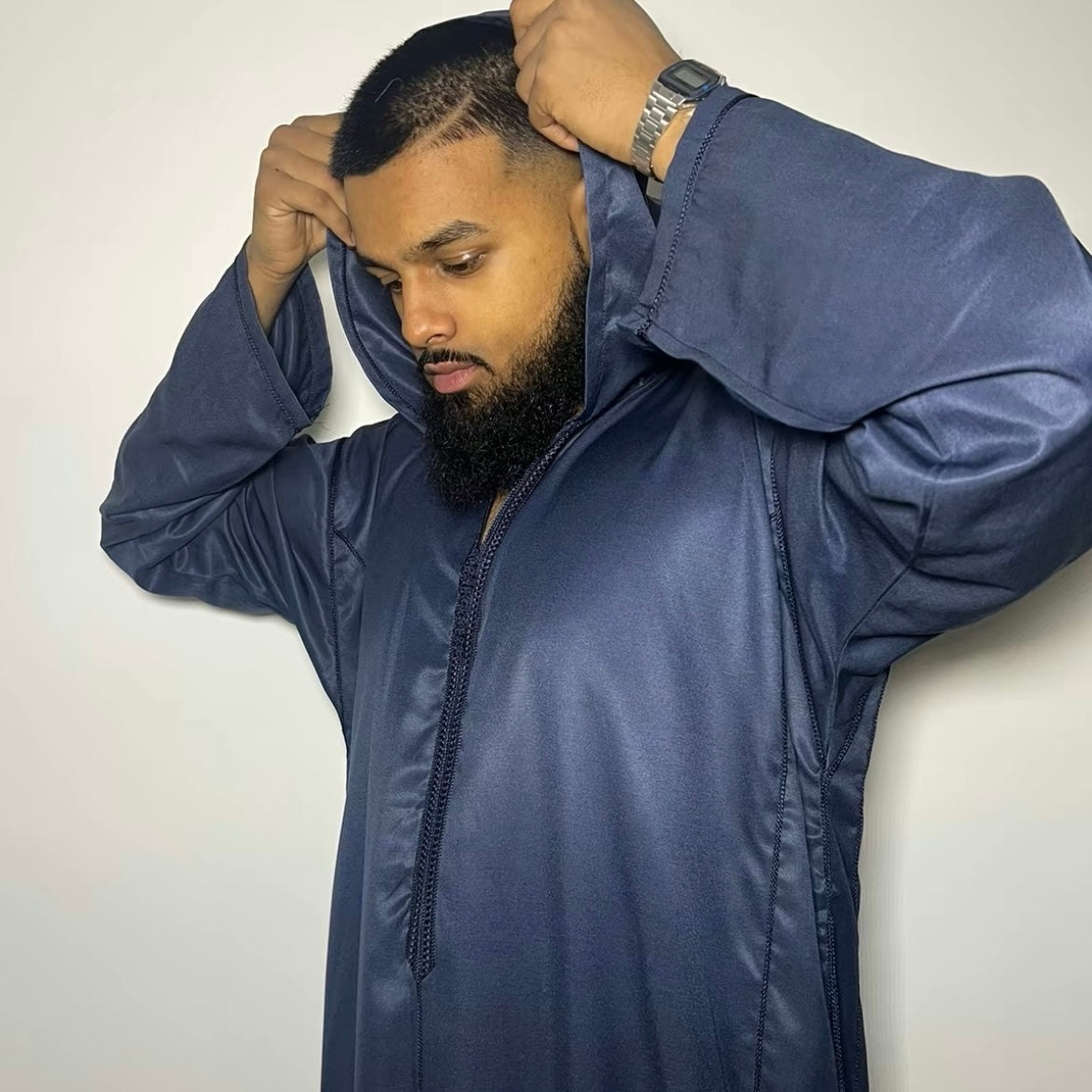 Moroccan Hooded Thobe Djellaba