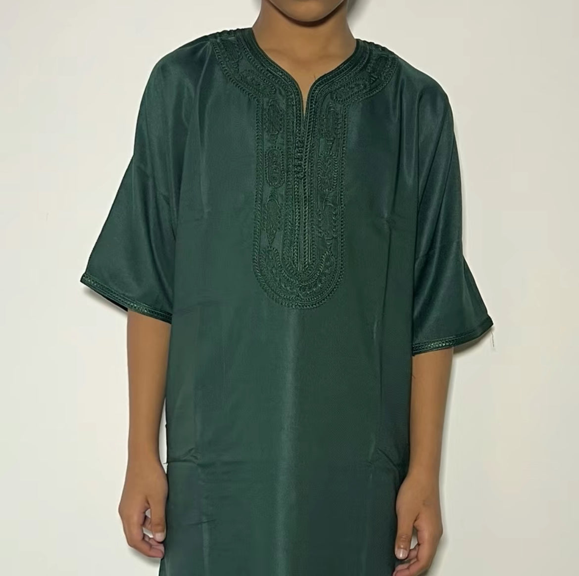 Kids Moroccan Thobe Gandoura Cotton