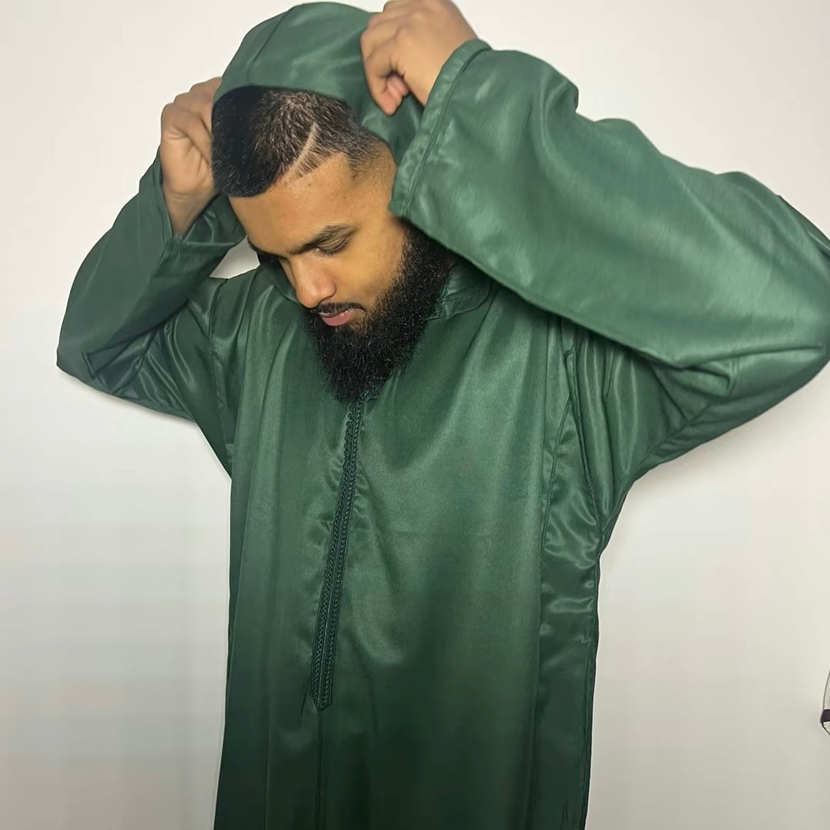 Moroccan Hooded Thobe Djellaba