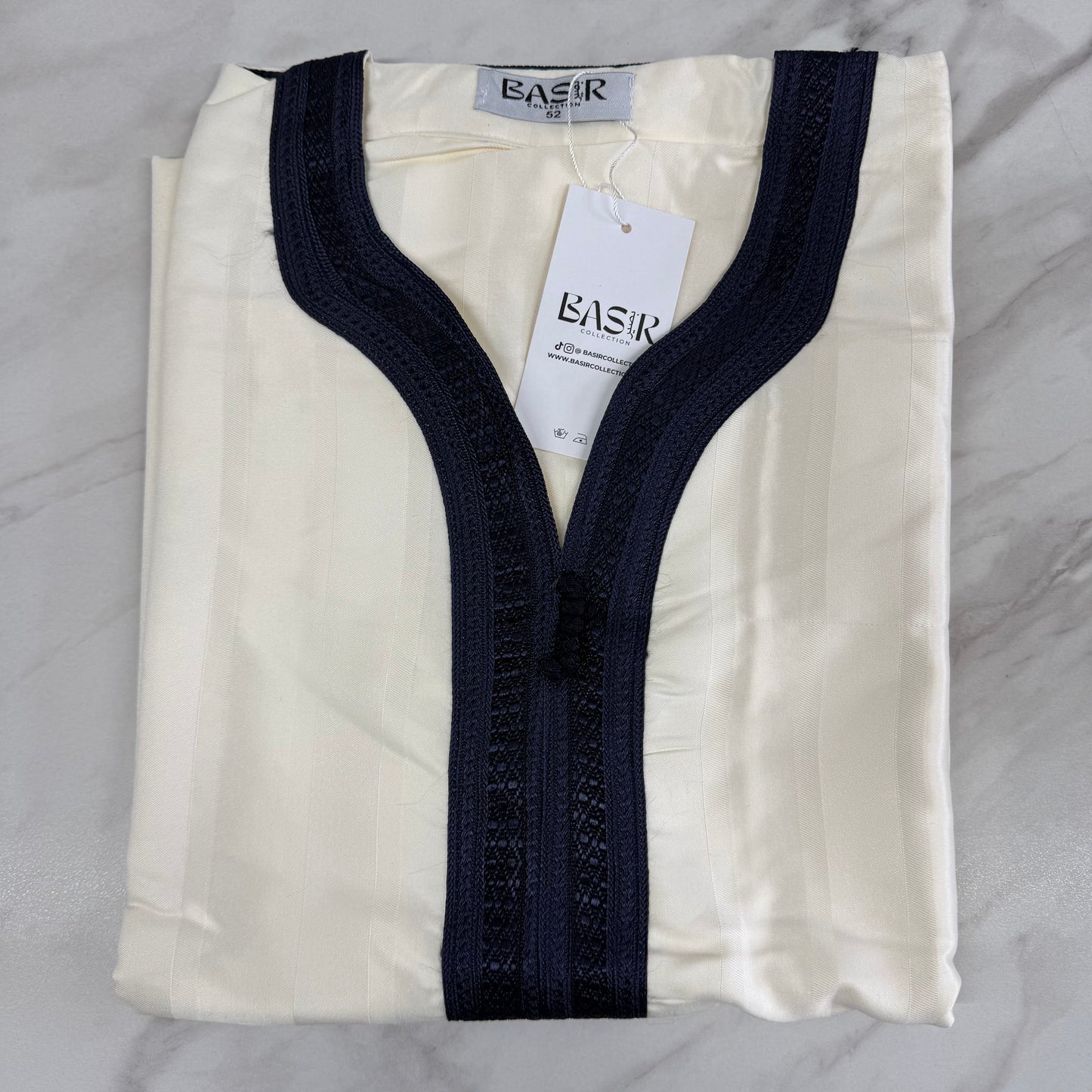 Essential Moroccan Thobe Gandoura Striped
