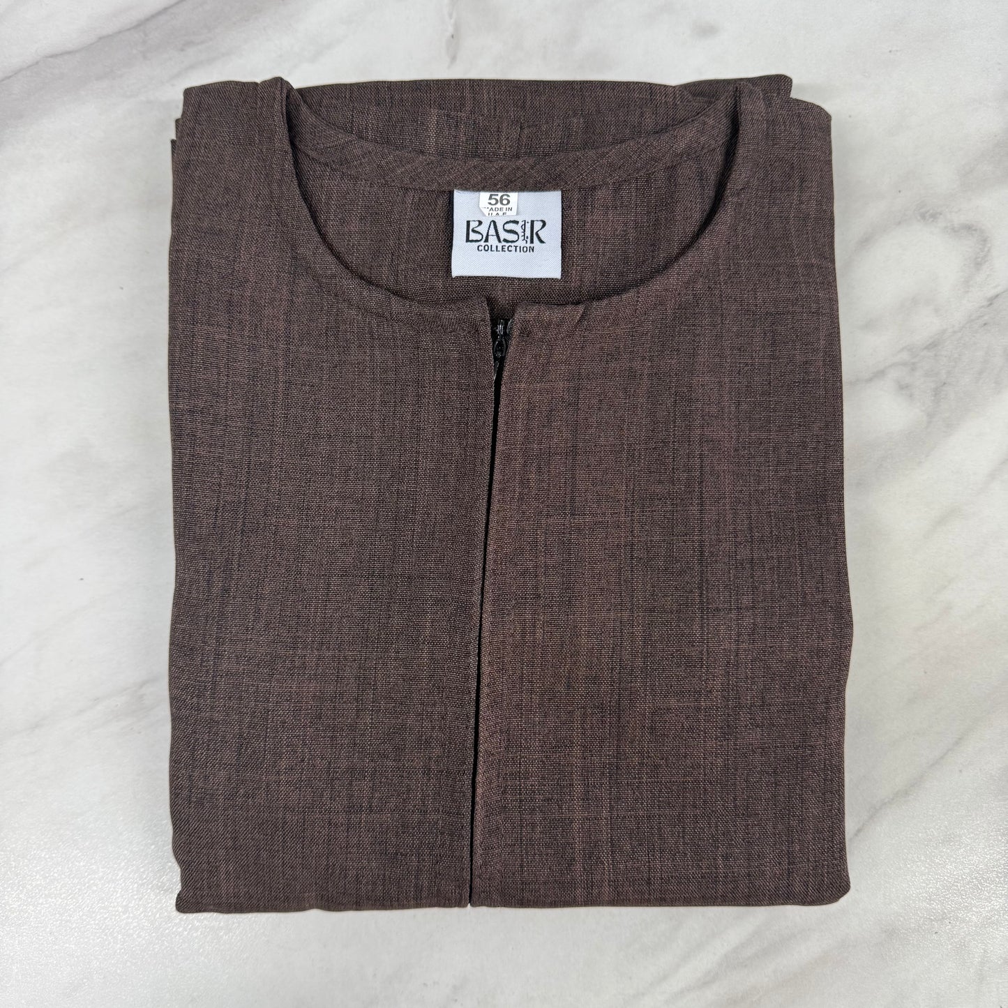Linen Emirati Thobe Short Sleeve