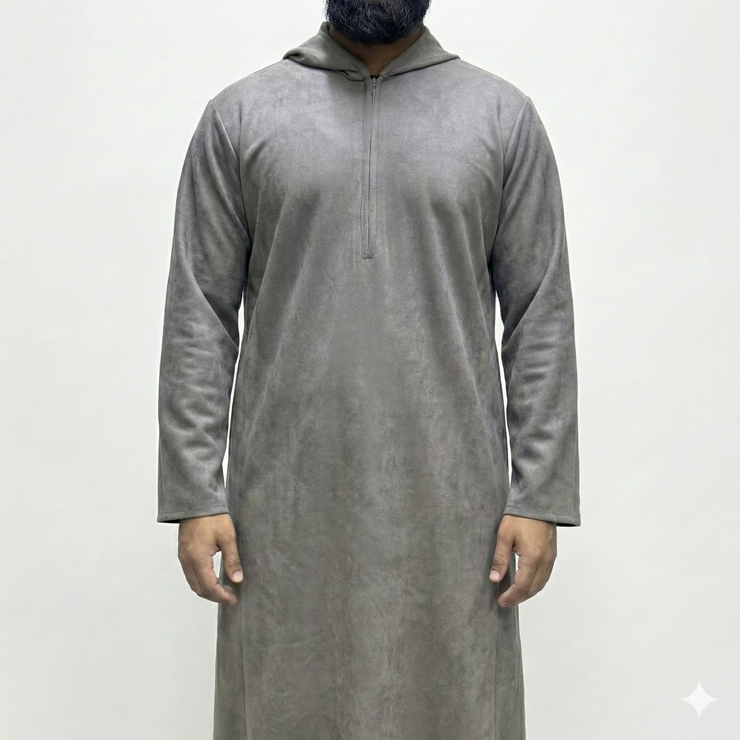 Suede Hooded Thobe