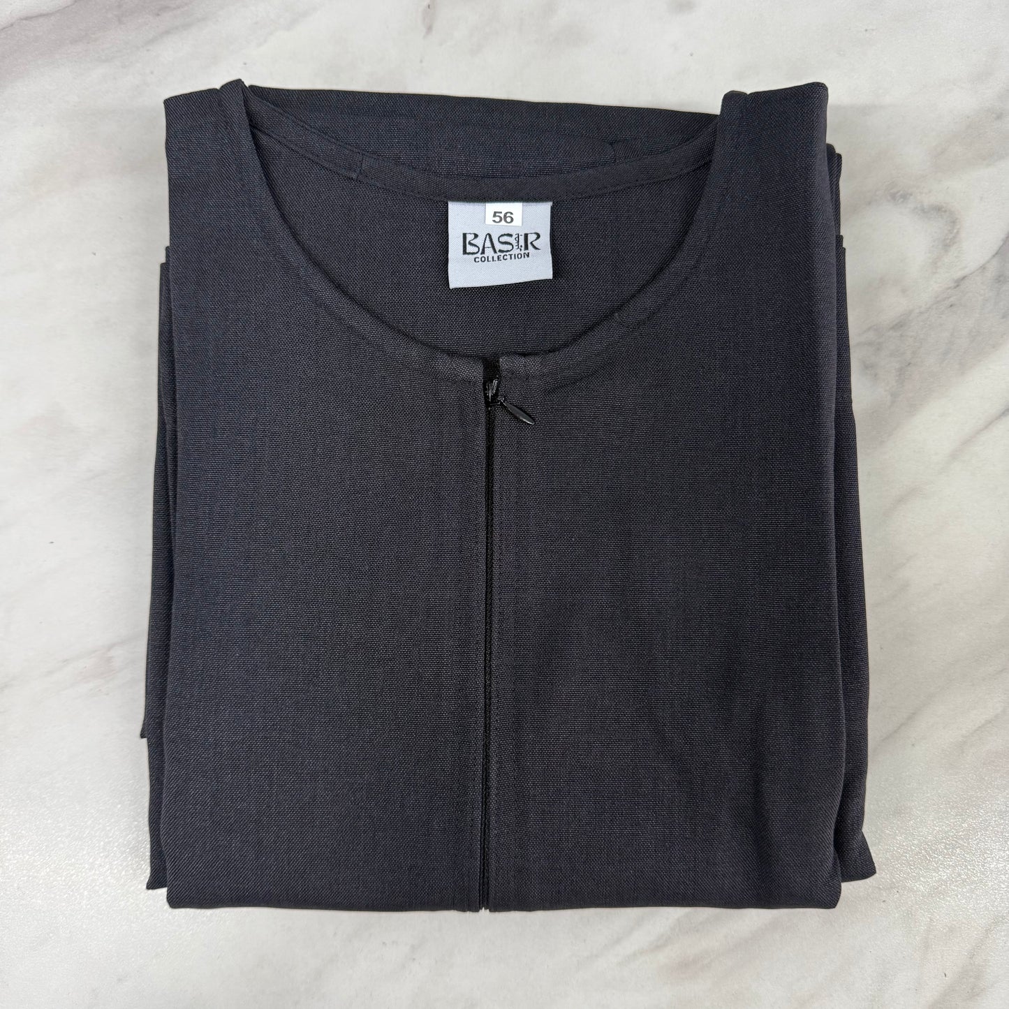 Linen Emirati Thobe Short Sleeve