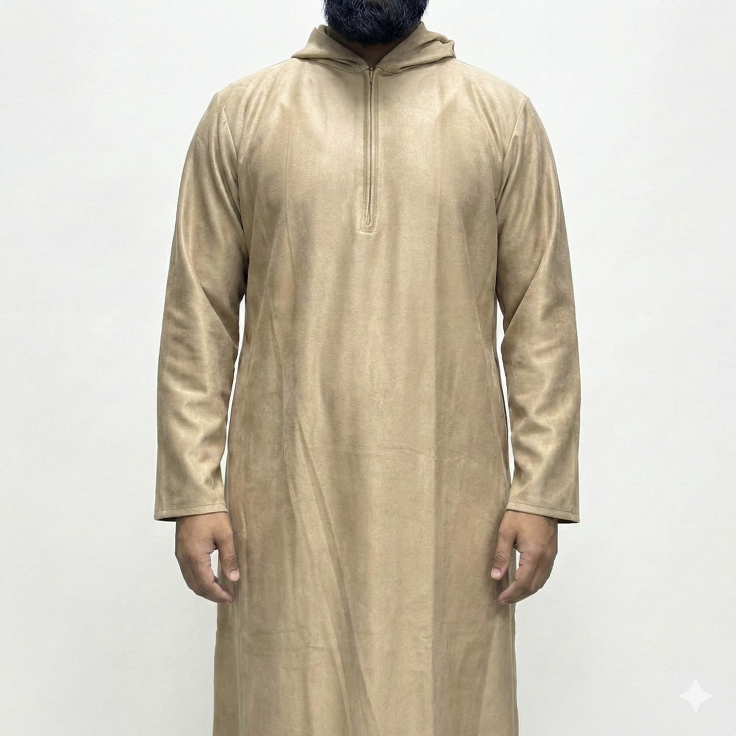 Suede Hooded Thobe