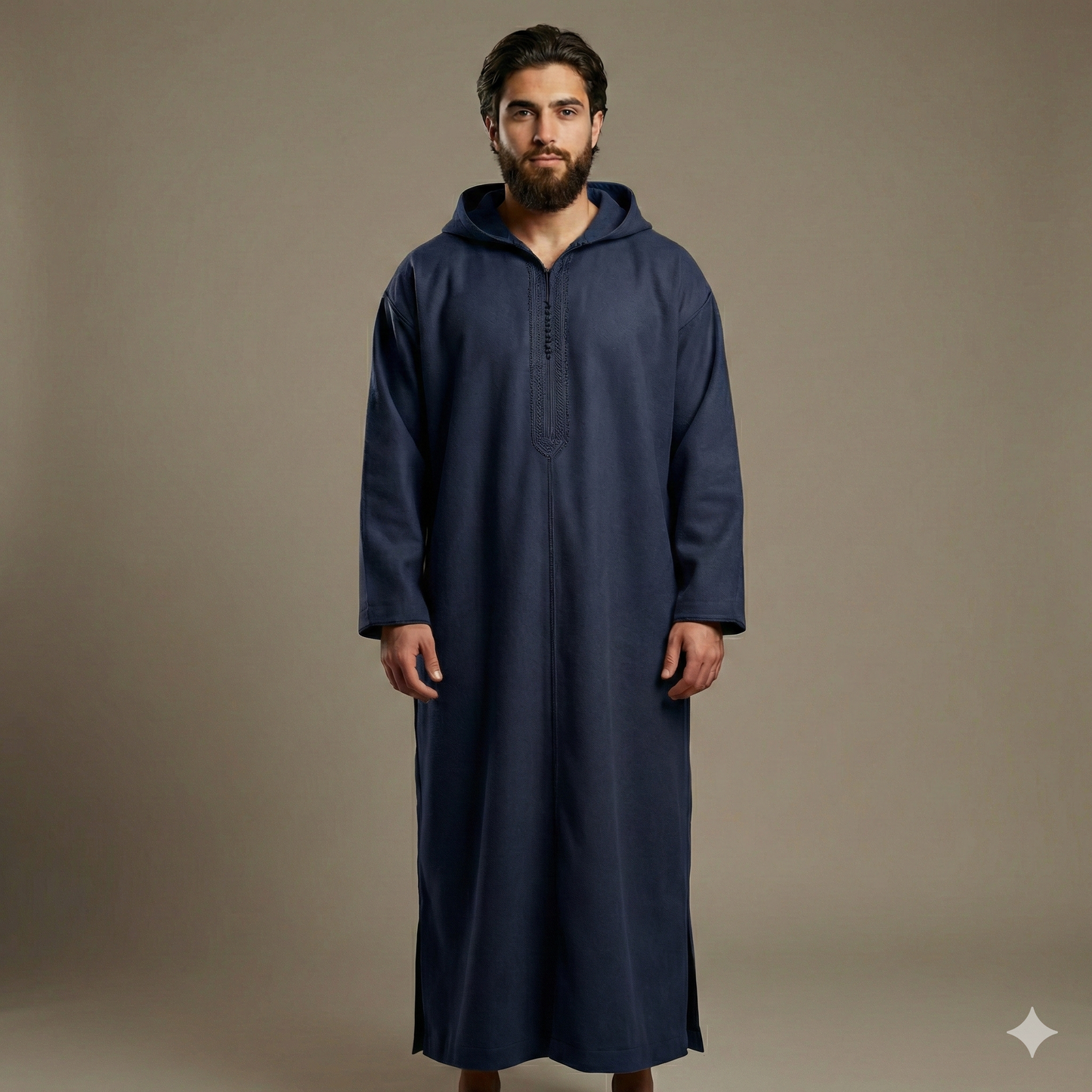 Moroccan Winter Djellaba | Thick Hooded Thobe