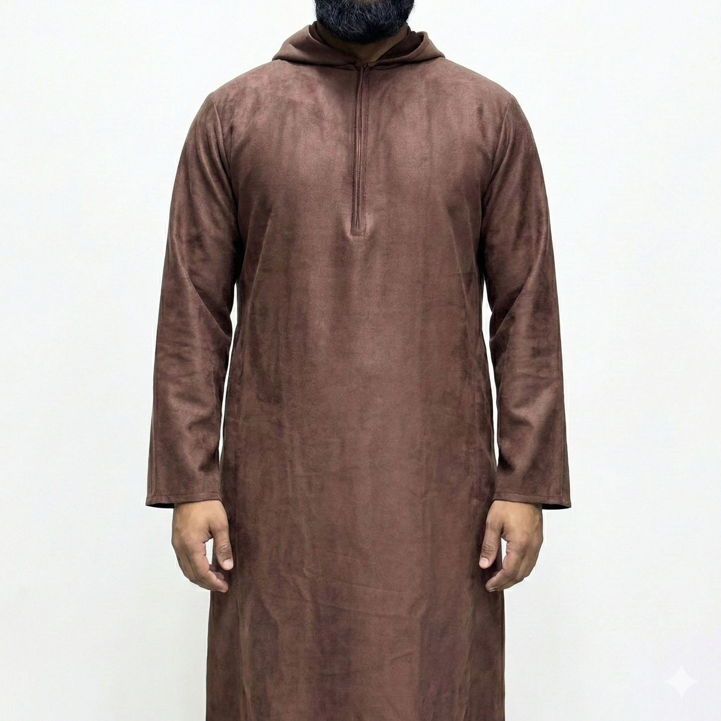 Suede Hooded Thobe