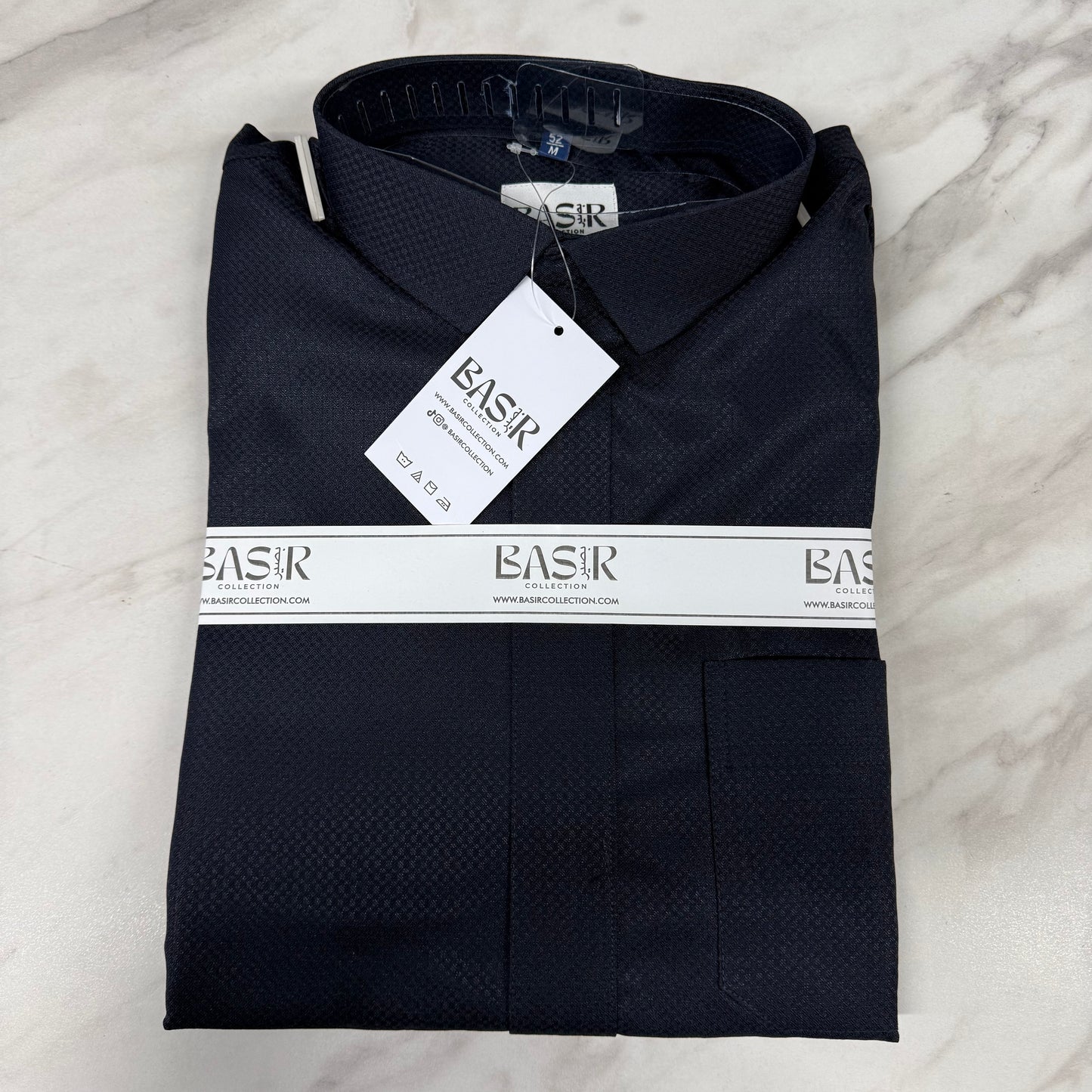 Luxury Qatari Collared Thobe