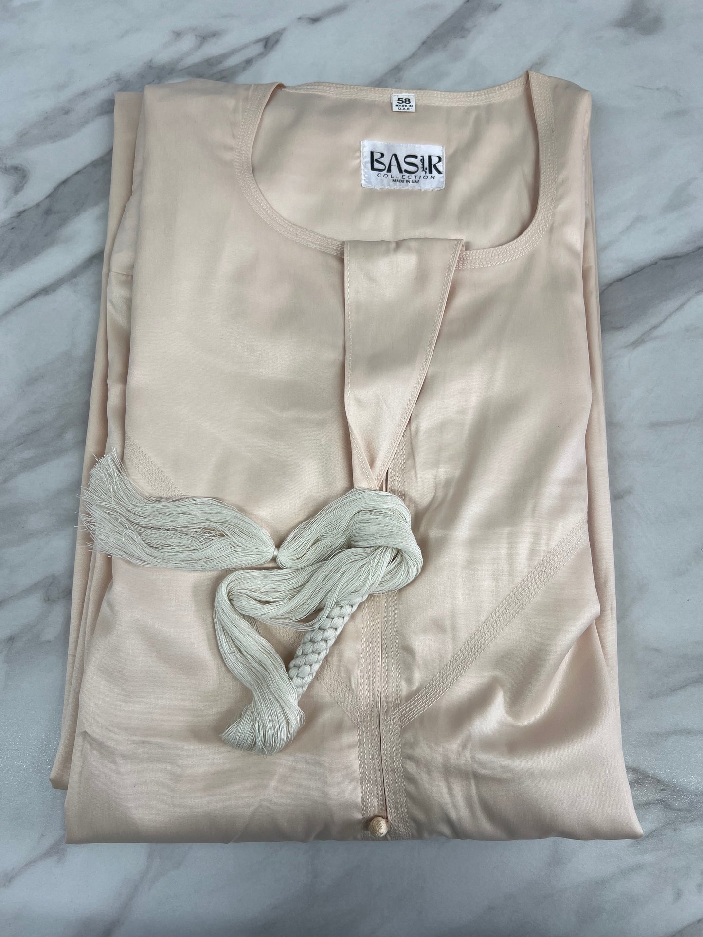 Clearance Shiny Emerati Style Thobe With Tassel