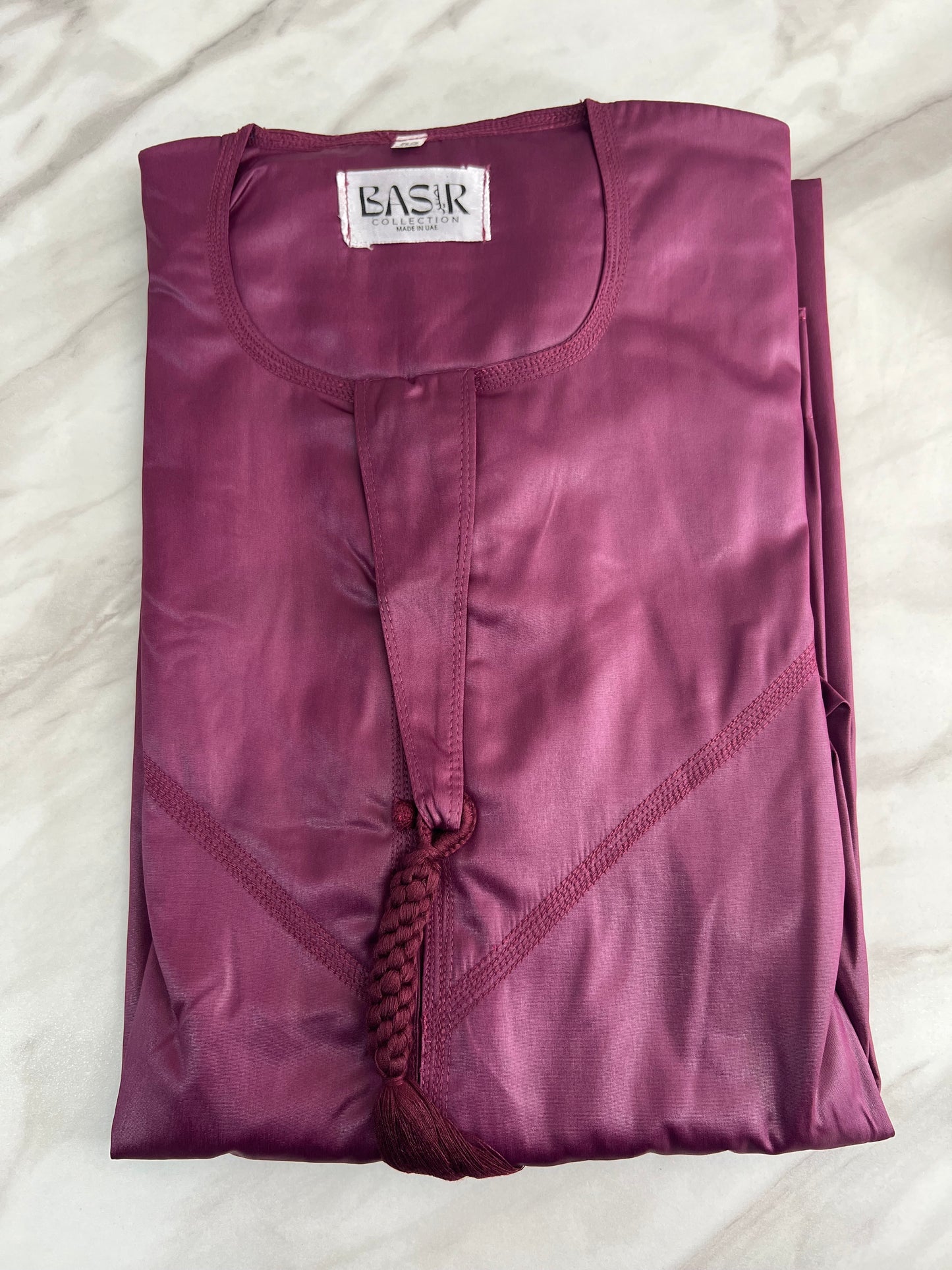 Clearance Shiny Emerati Style Thobe With Tassel